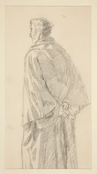 Studie eines Mannes in Robe