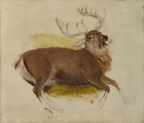 Sterbender Hirsch, ca. 1830