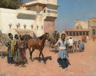Persischer Pferdehändler, Bombay, 1880er Jahre