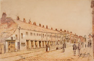 The Shambles, von Church Street, ca. 1891-1917