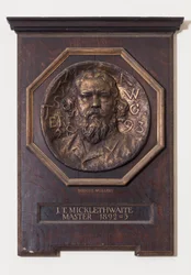 Medaille mit John T. Micklethwaite, ca. 1893