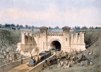 Der Primrose Hill Eisenbahntunnel