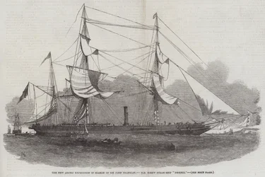 Die neue Arktisexpedition auf der Suche nach Sir John Franklin, HM Schraubendampfschiff Phoenix