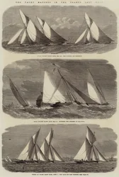 Die Yacht-Wettkämpfe auf der Themse letzte Woche
