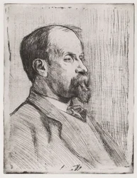 Porträt von Juhani Aho