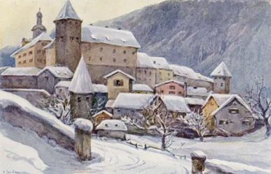 Der Rhein: Chur, Coire, Der Bischofspalast