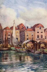 Der Rhein: Dordrecht, der Fischmarkt