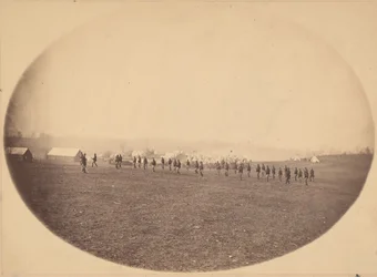 [Bajonettübung], ca. 1863