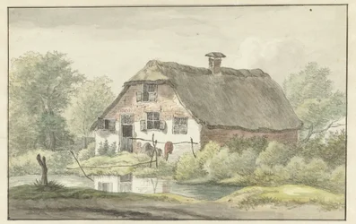 Bauernhof mit Strohdach