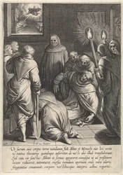 Ausgrabung des Körpers von Thomas von Aquin
