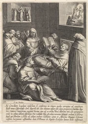 Thomas von Aquin wird auf dem Weg zum Zweiten Konzil von Lyon krank