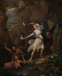 Circe bestraft Glaucus, indem sie Scylla in ein Monster verwandelt
