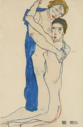 Freundin, Rosa-Blau