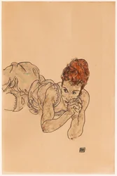 Liegende Frau, 1917