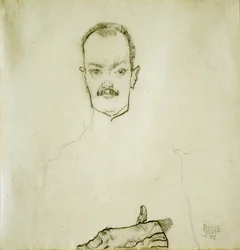 Porträt von Arthur Roessler, 1910