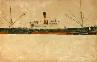 Schiffe im Hafen von Triest