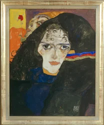 Trauernde Frau