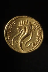 Griechische Oktadrachme von Arsinoe II, 240 v. Chr.