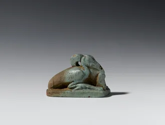 Kleine Figur eines Ibis, Spätzeit bis Ptolemäische Zeit, 664-30 v. Chr.