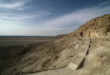 Königliche Nekropole von Echnaton, Tell el-Amarna, Ägypten, ägyptische Zivilisation, Neues Reich, 18. Dynastie