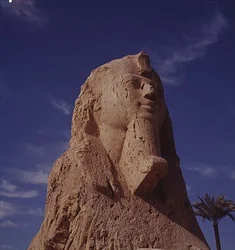 Alabaster-Sphinx, Neues Reich, wahrscheinlich aus der Regierungszeit von Amenhotep II, ca. 1450-1425 v. Chr.