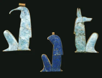 Ägypten, Theben, Luxor, Tal der Könige, Grab des Tutanchamun, Schätze des Tutanchamun, Amulette