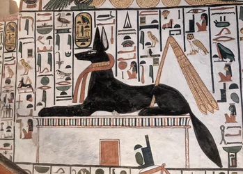Anubis im Grab der Nefertari