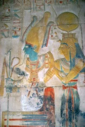Relief von Osiris und Isis, Neues Reich