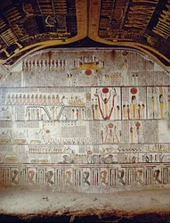 (Detail) Buch der Erde, aus der Grabkammer des Grabes von Ramses VI