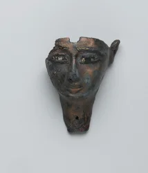 Gesicht von einer zusammengesetzten Statue, Dritte Zwischenzeit-Spätzeit