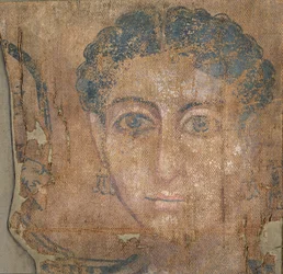 Kopf einer jungen Frau, um 100-300