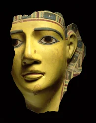 Mumienmaske (polychrome Kartonage)
