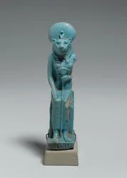 Sitzende Figur der Sachmet, 305-30 v. Chr.