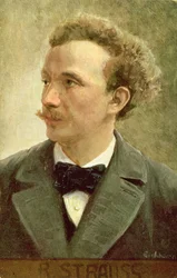 Postkarte von Richard Strauss (1864-1949) ca. 1914