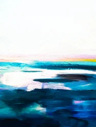 Abstrakter Blauer Ozean