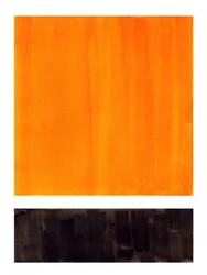Kräftiges Orange-Schwarz Abstrakt