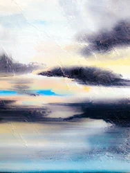 Dramatische Abstrakte Meereslandschaft