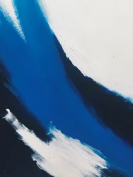 Dynamisches Blaues Abstrakt