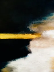 Goldener Horizontabstrakt