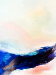 Gelassener Blauer Fluss
