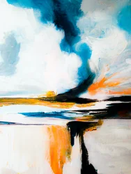 Lebhafter Abstrakter Horizont
