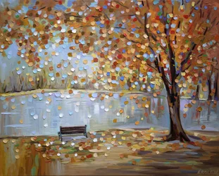Herbstparkbank