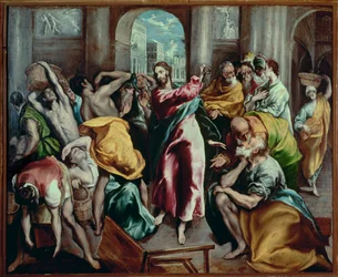 Christus vertreibt die Händler aus dem Tempel