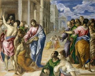 Christus heilt die Blinden, ca. 1570