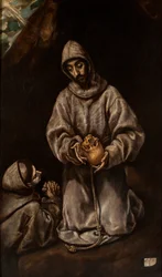 Der heilige Franziskus und Bruder Rufus