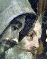 Das Begräbnis des Grafen Orgaz (Detail)