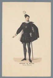 Chevalier De Malthe, Deutsches Kostüm