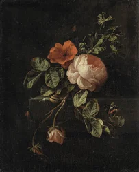 Stillleben mit Rosen
