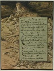 (Illustration für Rubáiyát von Omar Khayyám) Das Unvermeidliche Schicksal
