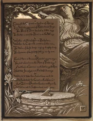 (Illustration für Rubáiyát von Omar Khayyám) Die Einladung